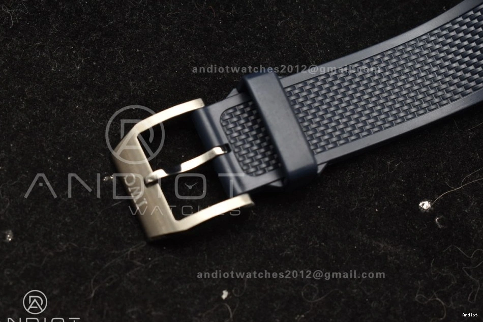 Z+F Strap A69355 Portuguese IW3716 Rubber Blue 1:1 White Blue on Best Chrono Dial Edition 1104